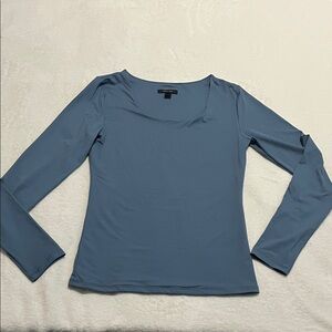 RW&CO. Slate Blue Long Sleeve Blouse